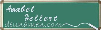 Amabel Hellert Visitenkarte